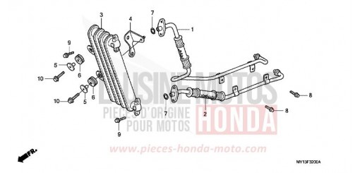 REFROIDISSEUR D'HUILE XRV750P de 1993